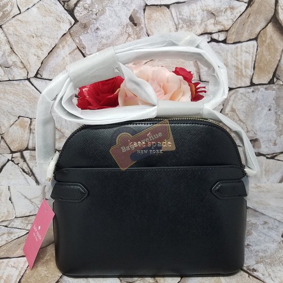 Dome Crossbody Staci Black Zipper Kate Spade - Picture 2 of 13